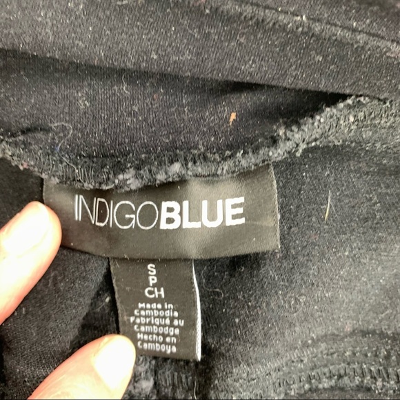 INDIGO Blue Black Maternity Pants size small - Picture 6 of 6